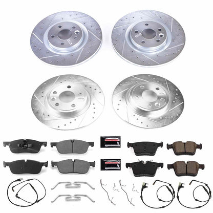 PowerStop Power Stop 15-17 Land Rover Discovery Sport Front & Rear Z23 Evolution Sport Brake Kit K7993