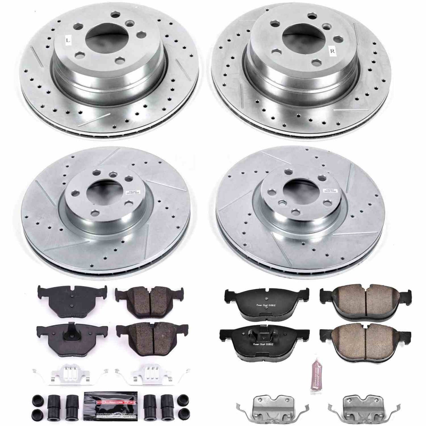PowerStop Power Stop 16-18 BMW X5 Front & Rear Z23 Evolution Sport Brake Kit K7996