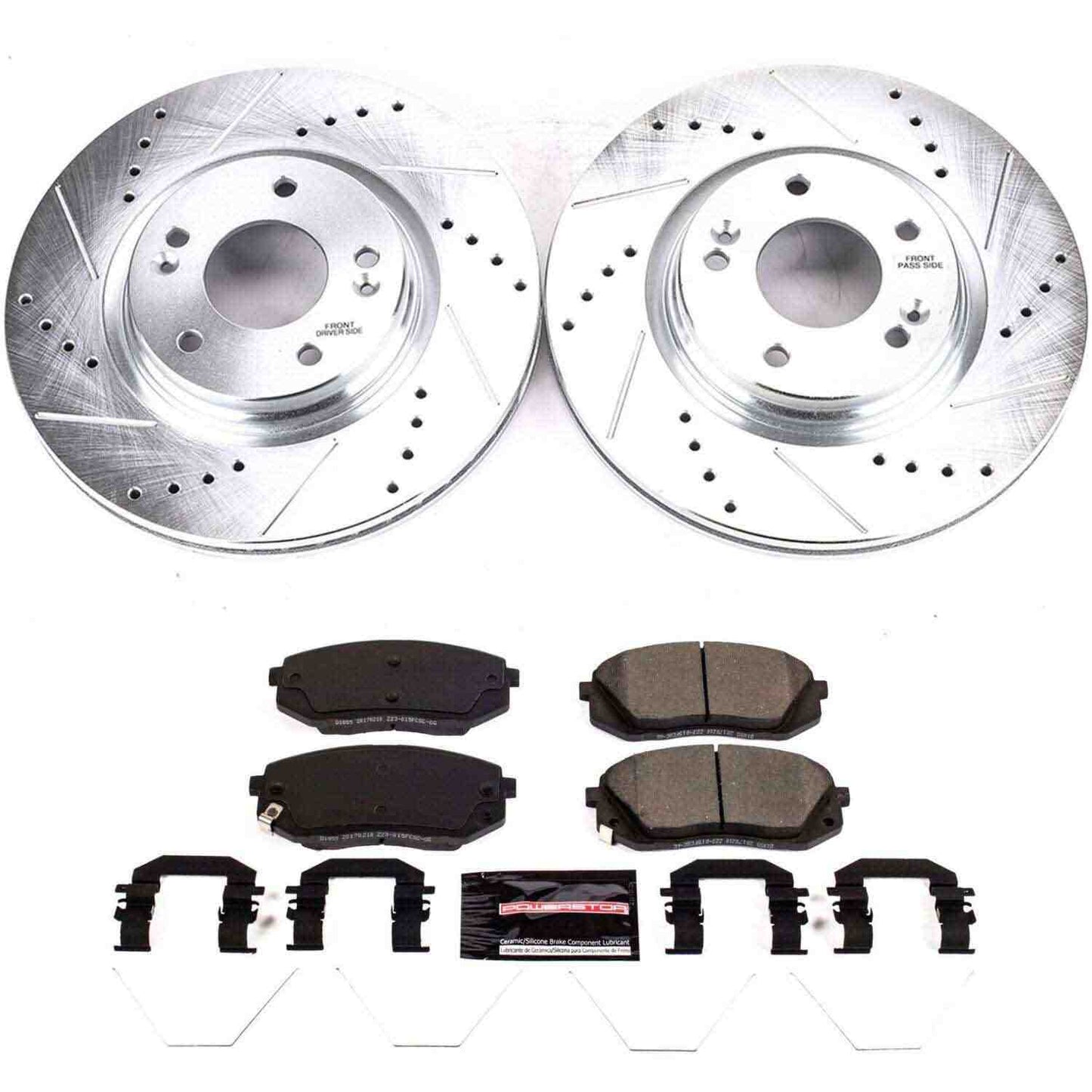 PowerStop Power Stop 18-19 Hyundai Kona Front Z23 Evolution Sport Brake Kit K8011