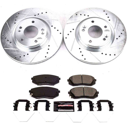 PowerStop Power Stop 18-19 Hyundai Kona Front Z23 Evolution Sport Brake Kit K8011