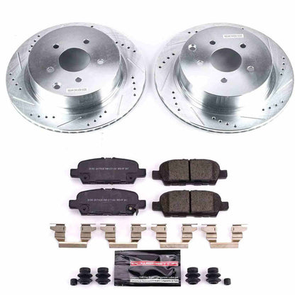 PowerStop Power Stop 18-19 Infiniti Q50 Rear Z23 Evolution Sport Brake Kit K8021