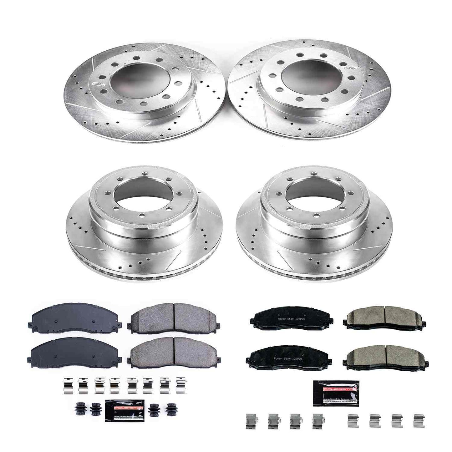 PowerStop Power Stop 2016 Ford F-350 Super Duty Front & Rear Z23 Evolution Sport Brake Kit K8027
