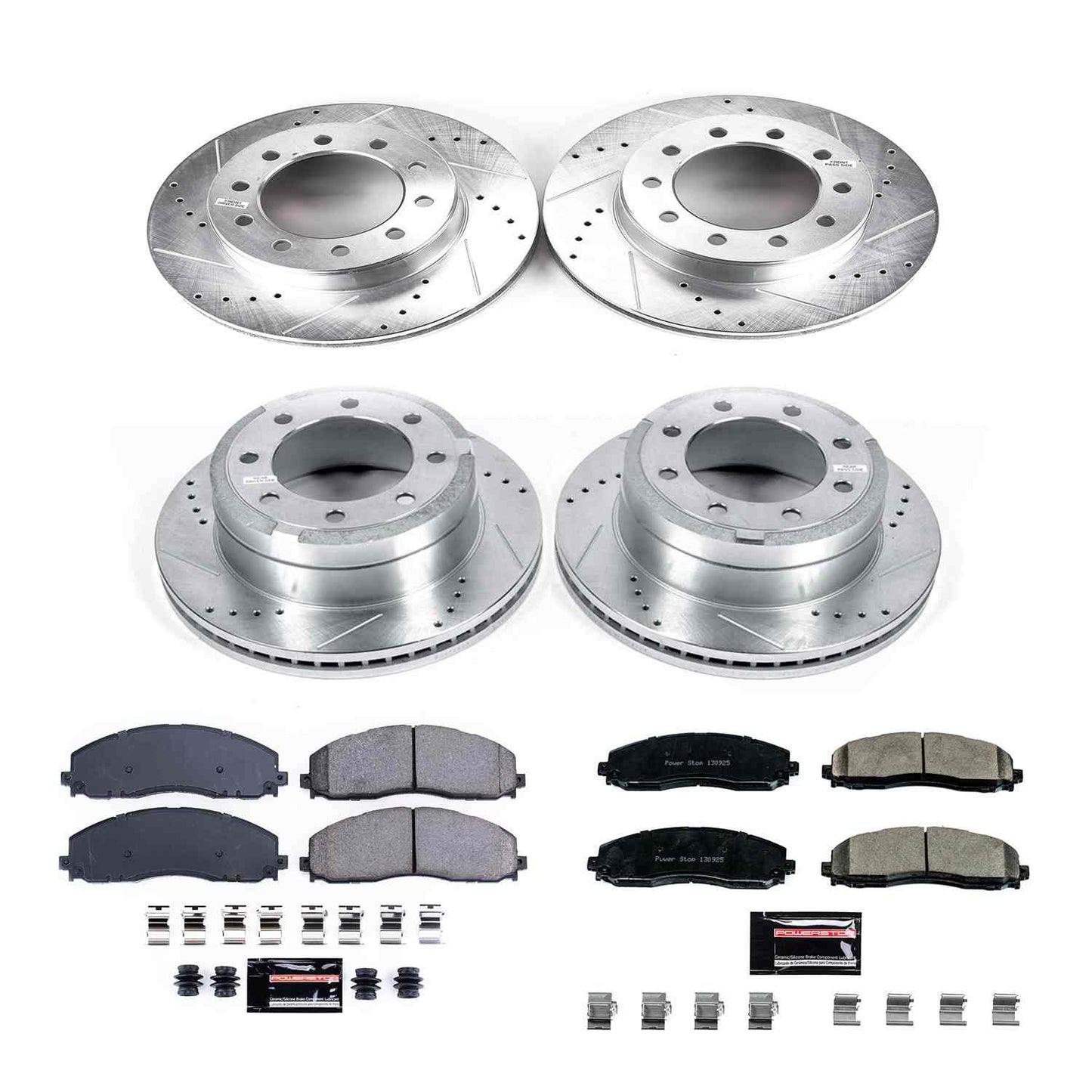 PowerStop Power Stop 2016 Ford F-350 Super Duty Front & Rear Z23 Evolution Sport Brake Kit K8028