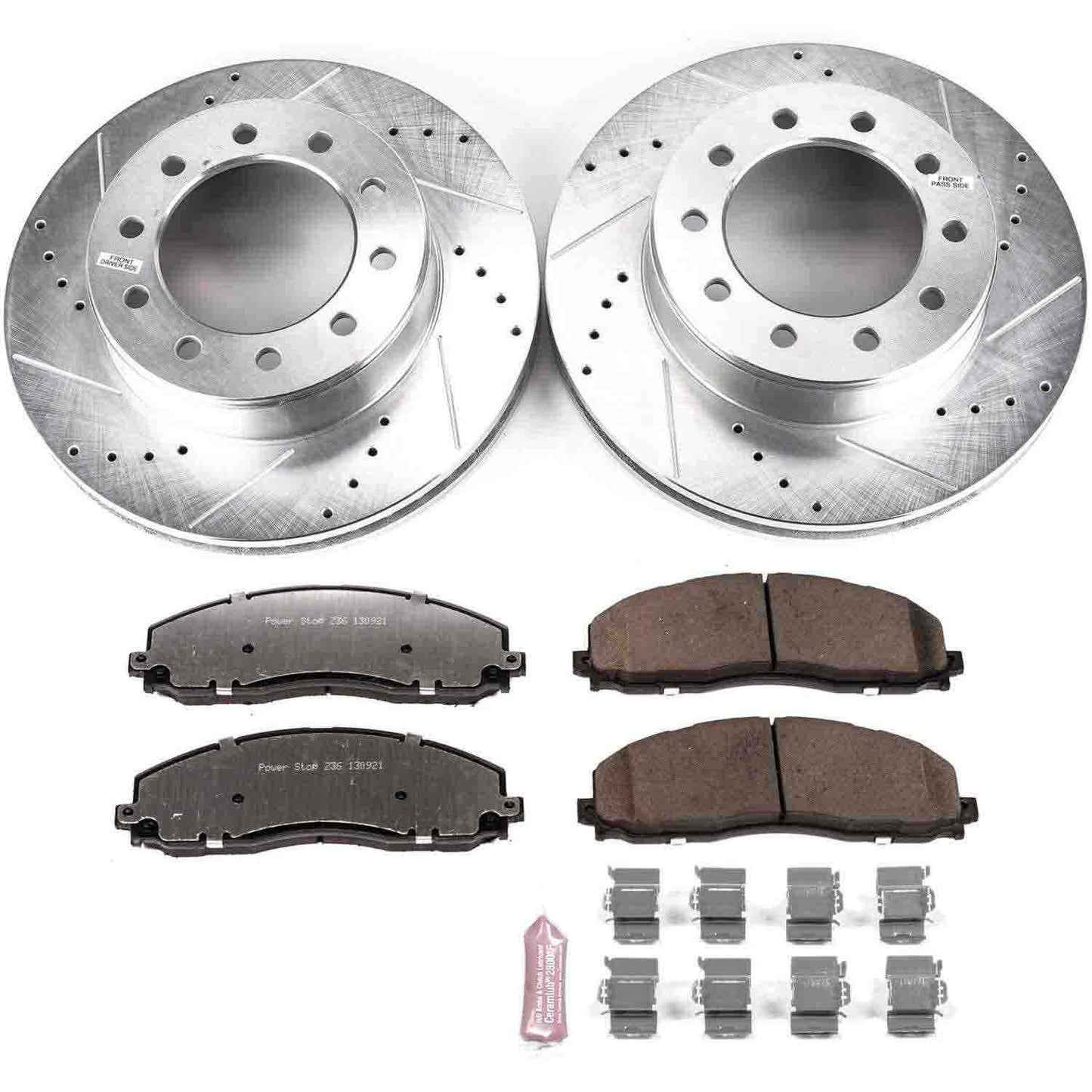PowerStop Power Stop 2016 Ford F-350 Super Duty Front Z36 Truck & Tow Brake Kit K8029-36