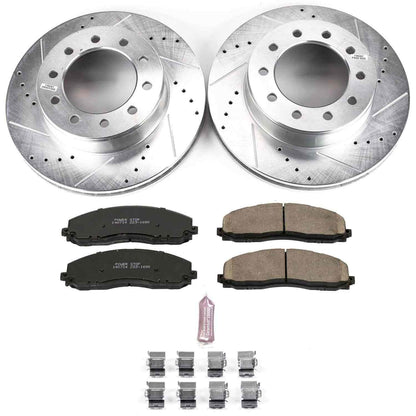 PowerStop Power Stop 2016 Ford F-350 Super Duty Front Z23 Evolution Sport Brake Kit K8029
