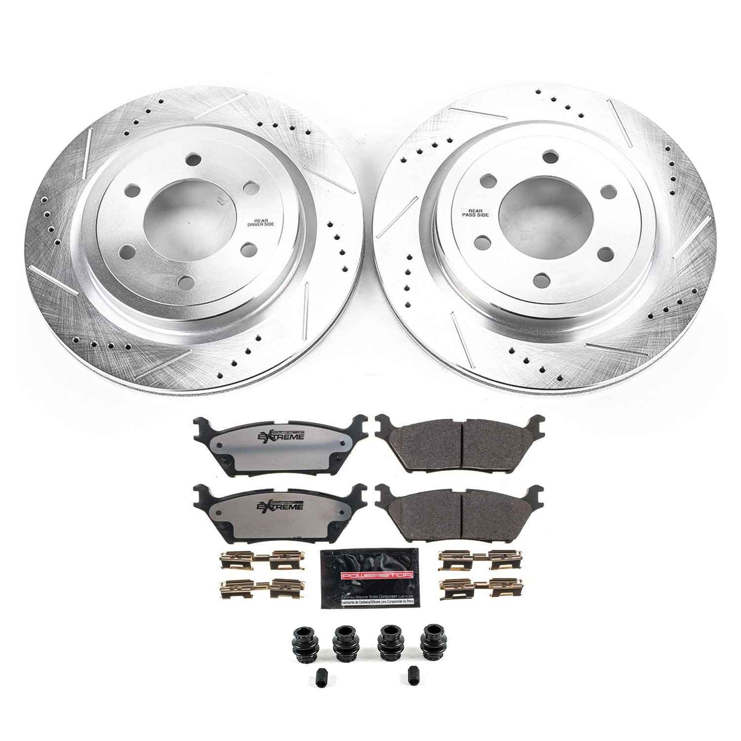 PowerStop Power Stop 2018 Ford Expedition Rear Z36 Truck & Tow Brake Kit K8030-36