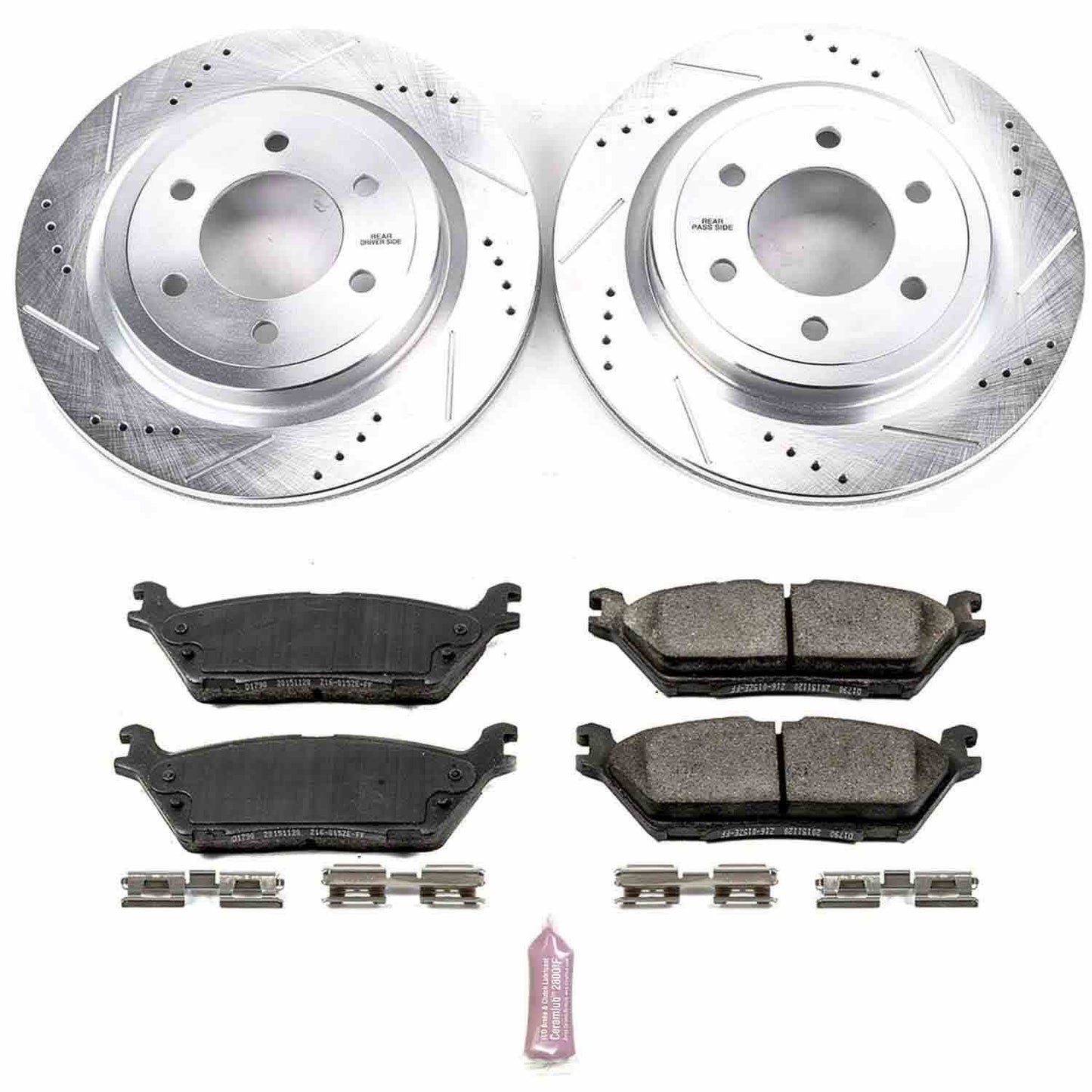 PowerStop Power Stop 2018 Ford Expedition Rear Z23 Evolution Sport Brake Kit K8030