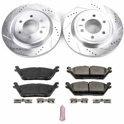 PowerStop Power Stop 2018 Ford Expedition Rear Z23 Evolution Sport Brake Kit K8030