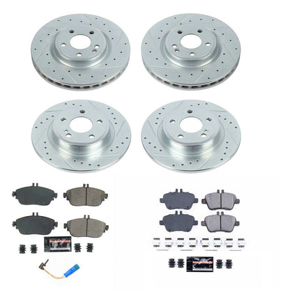 Power Stop 17-19 Infiniti QX30 Front & Rear Z23 Evolution Sport Brake Kit K8046