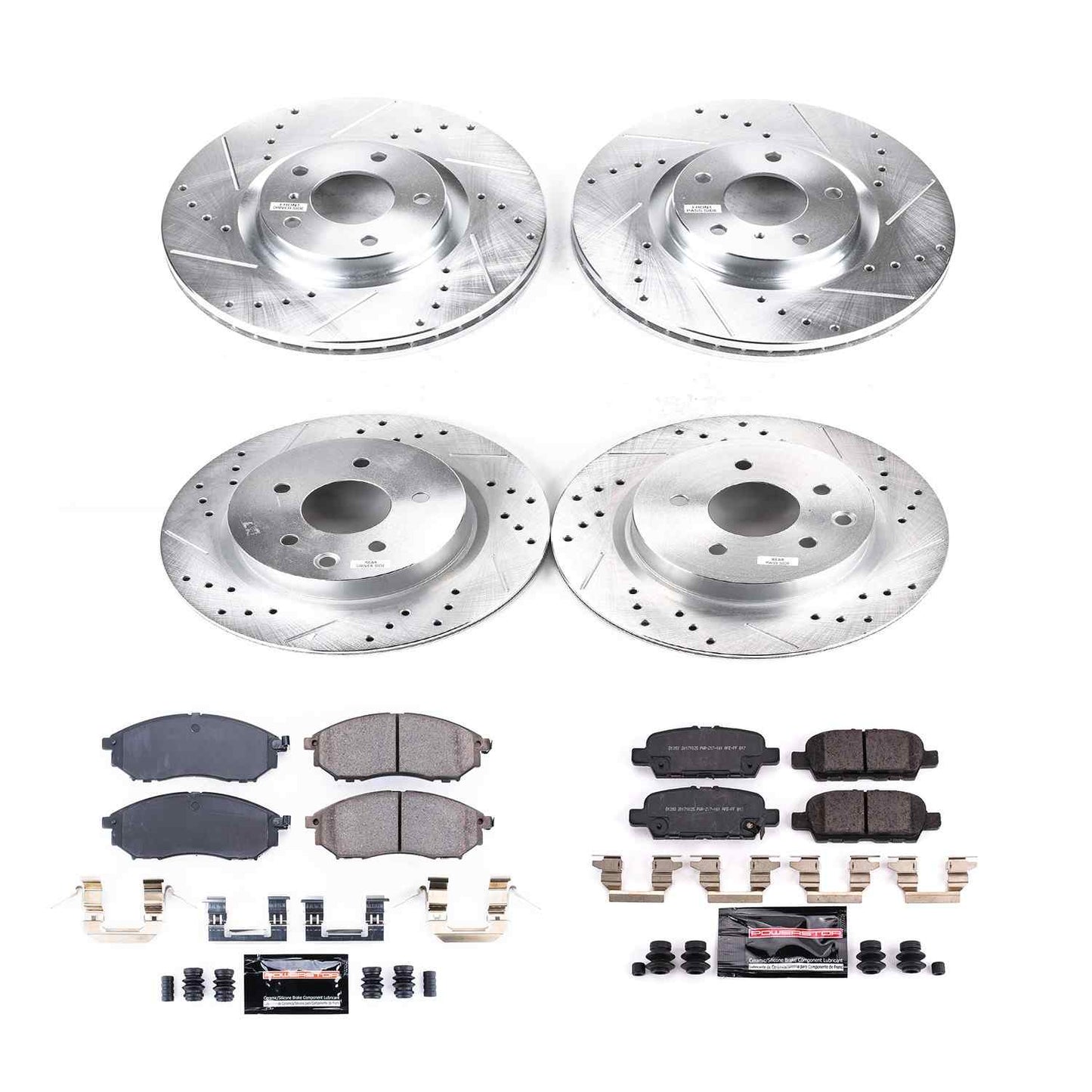 PowerStop Power Stop 18-19 Nissan 370Z Front & Rear Z23 Evolution Sport Brake Kit K8060