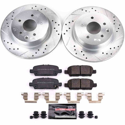 PowerStop Power Stop 18-19 Nissan 370Z Rear Z23 Evolution Sport Brake Kit K8062