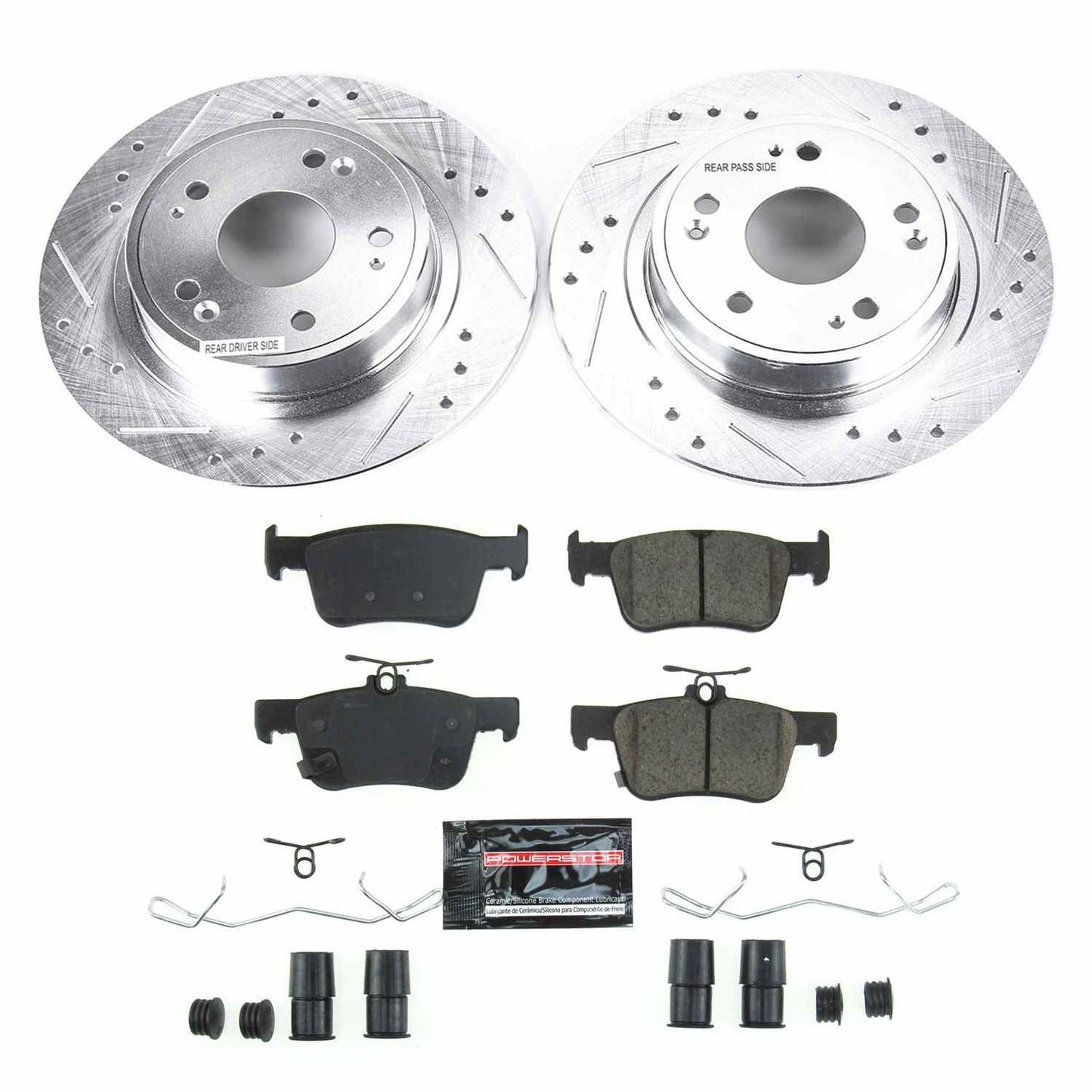 PowerStop Power Stop 18-19 Honda Accord Rear Z23 Evolution Sport Brake Kit K8063