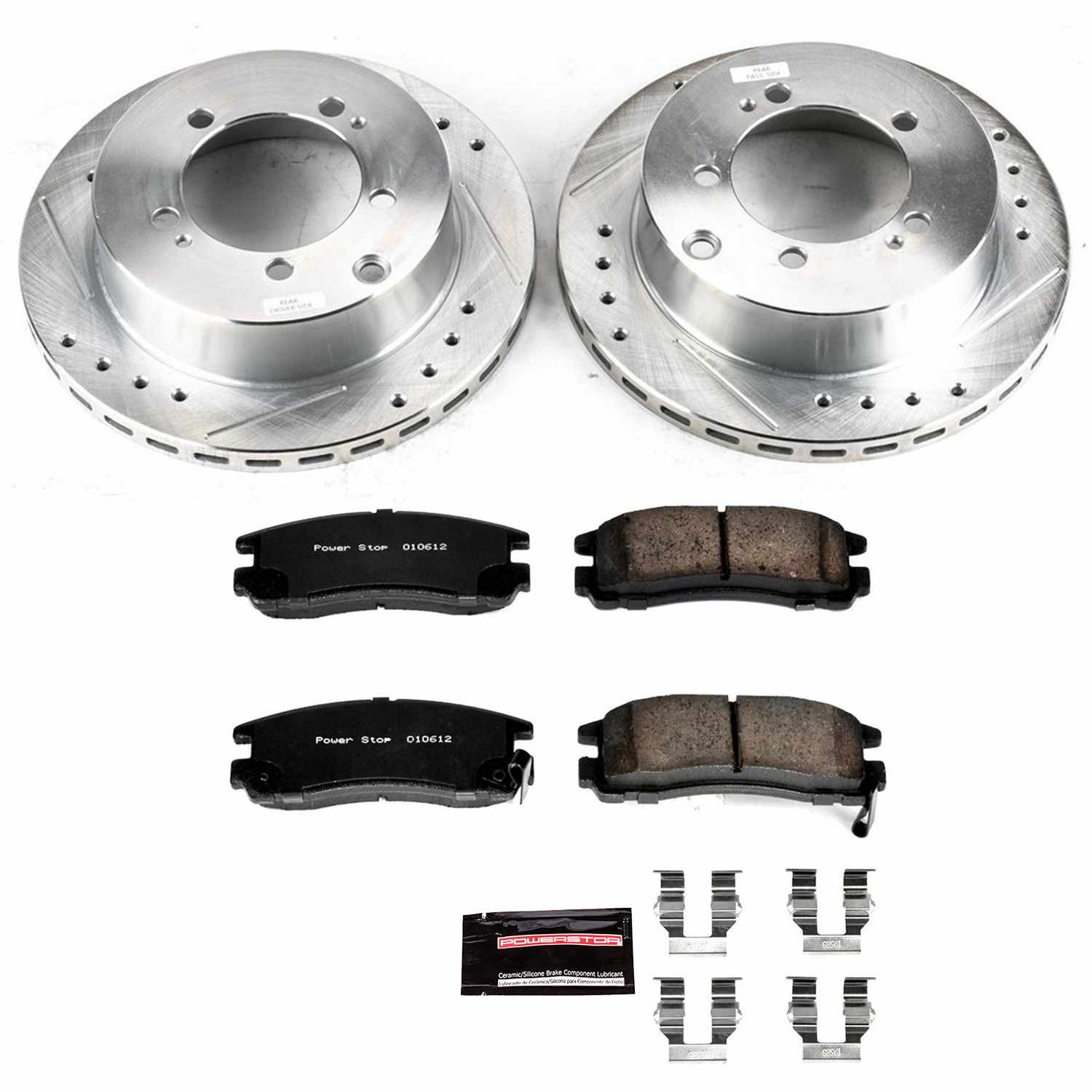 Power Stop 91-96 Dodge Stealth Rear Z23 Evolution Sport Brake Kit K806