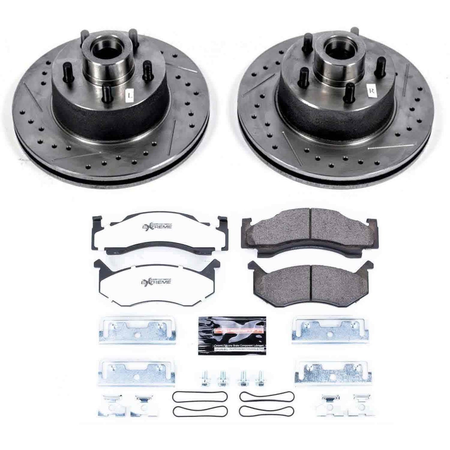 PowerStop Power Stop 80-81 Chrysler Town & Country Front Z36 Truck & Tow Brake Kit K8079-36