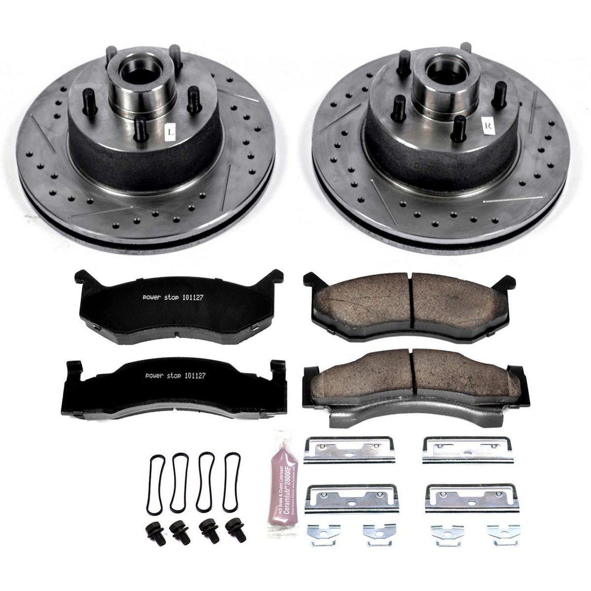 PowerStop Power Stop 80-81 Chrysler Town & Country Front Z23 Evolution Sport Brake Kit K8079