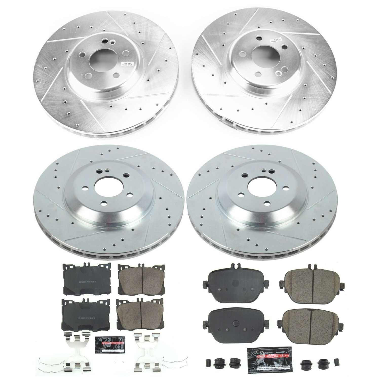 Power Stop 17-18 Mercedes-Benz E43 AMG Front & Rear Z23 Evolution Sport Brake Kit K8106