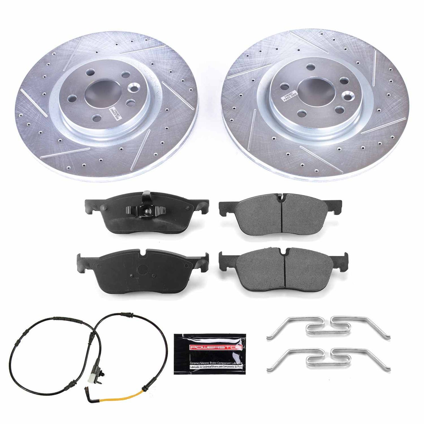 PowerStop Power Stop 2018 Jaguar E-Pace Front Z23 Evolution Sport Brake Kit K8107