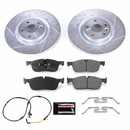 PowerStop Power Stop 2018 Jaguar E-Pace Front Z23 Evolution Sport Brake Kit K8107