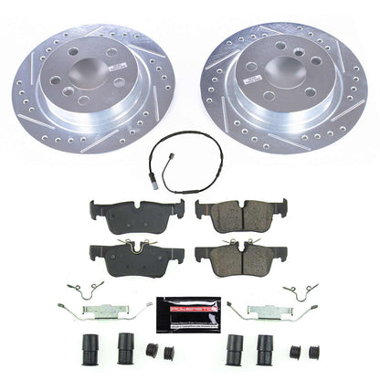 PowerStop Power Stop 14-19 BMW i3 Rear Z23 Evolution Sport Brake Kit K8110
