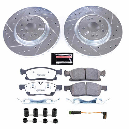 PowerStop Power Stop 2018 Mercedes-Benz GLE350 Front Z36 Truck & Tow Brake Kit K8114-36