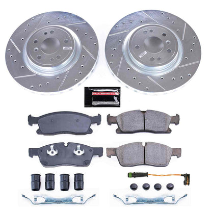 PowerStop Power Stop 2018 Mercedes-Benz GLE350 Front Z23 Evolution Sport Brake Kit K8114