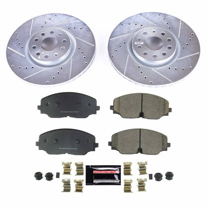 PowerStop Power Stop 2018 Volkswagen Atlas Front Z23 Evolution Sport Brake Kit K8117