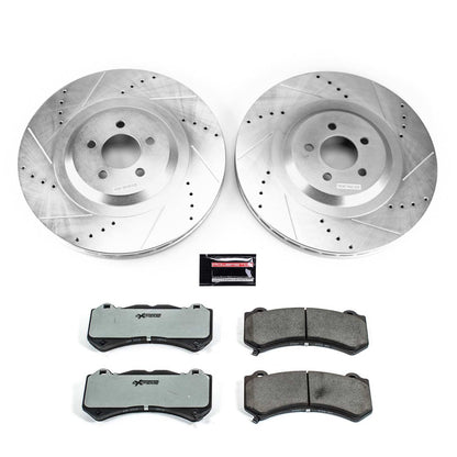PowerStop Power Stop 15-19 Dodge Challenger Front Z26 Street Warrior Brake Kit K8169-26