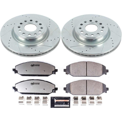Power Stop 2019 Ram 1500 Front Z36 Truck & Tow Brake Kit K8183-36