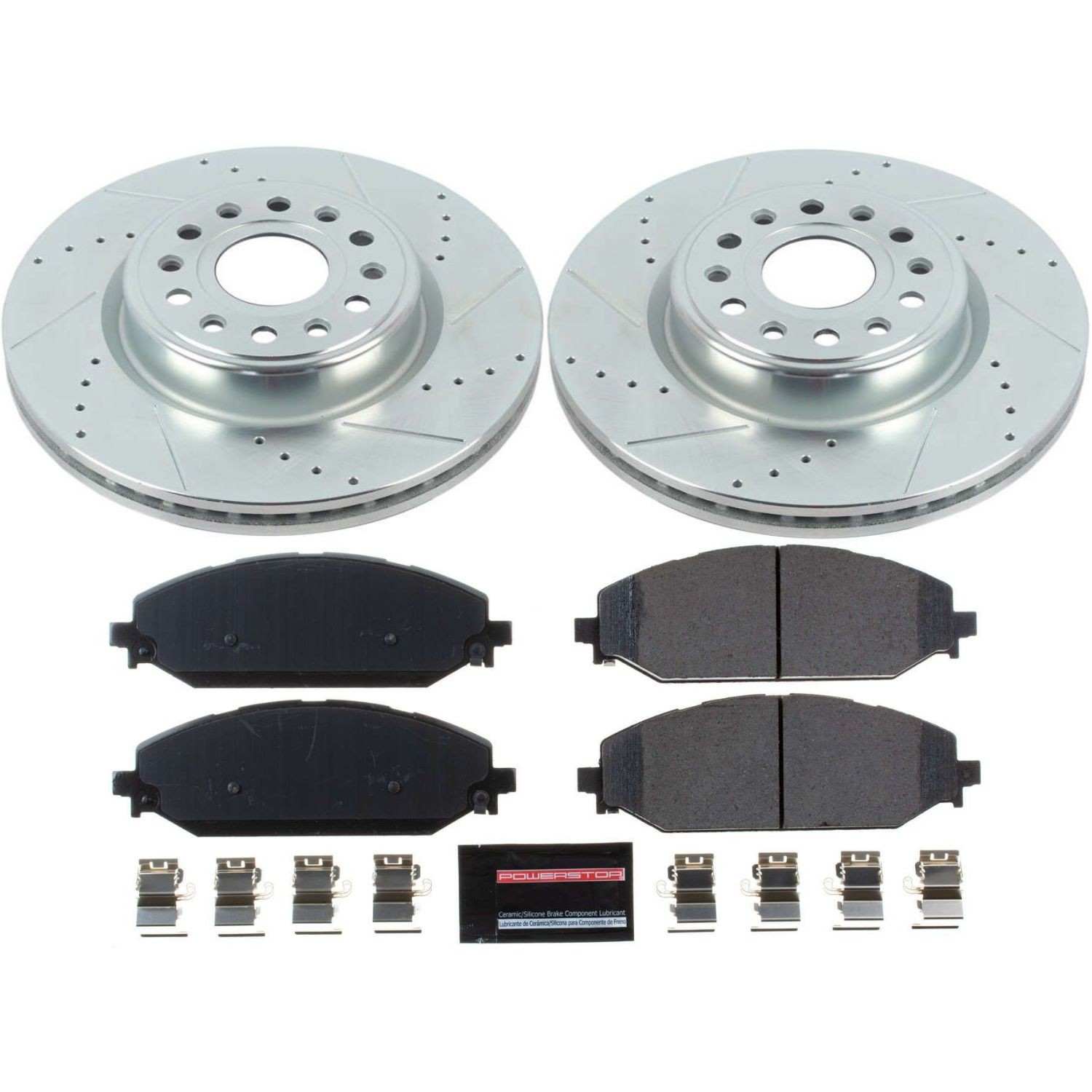 Power Stop 2019 Ram 1500 Front Z23 Evolution Sport Brake Kit K8183