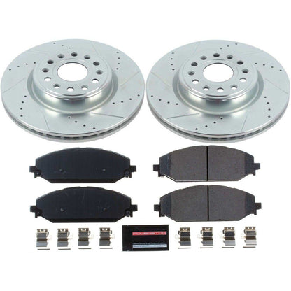 Power Stop 2019 Ram 1500 Front Z23 Evolution Sport Brake Kit K8183