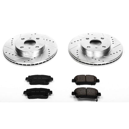 PowerStop Power Stop 01-05 Toyota Echo Front Z23 Evolution Sport Brake Kit K821
