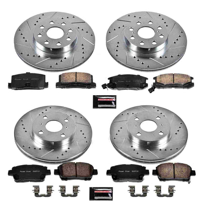 PowerStop Power Stop 00-05 Toyota MR2 Spyder Front & Rear Z23 Evolution Sport Brake Kit K822