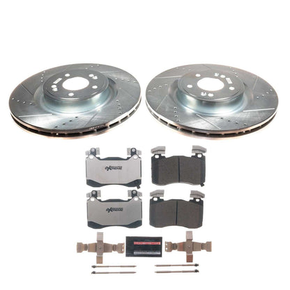 PowerStop Power Stop 18-20 Kia Stinger Front Z26 Street Warrior Brake Kit K8270-26