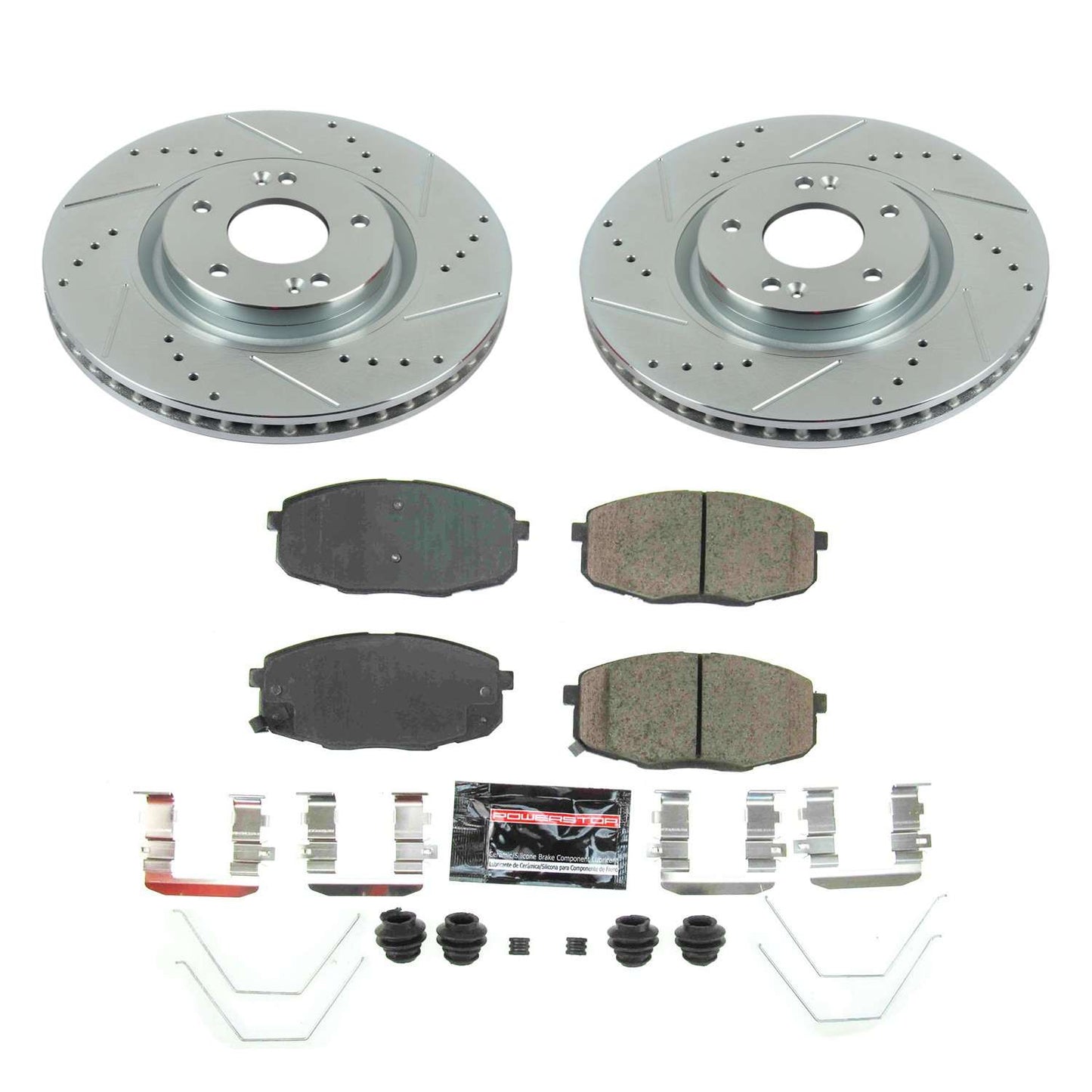 PowerStop Power Stop 2019 Hyundai Nexo Front Z23 Evolution Sport Brake Kit K8271