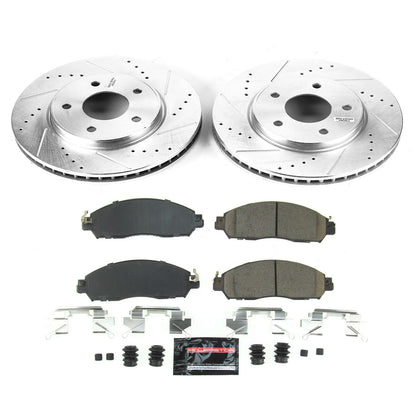 PowerStop Power Stop 18-19 Nissan Leaf Front Z23 Evolution Sport Brake Kit K8275