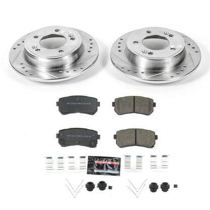 PowerStop Power Stop 18-19 Hyundai Kona Rear Z23 Evolution Sport Brake Kit K8277