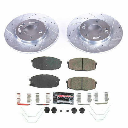 PowerStop Power Stop 18-19 Hyundai Kona Front Z23 Evolution Sport Brake Kit K8279