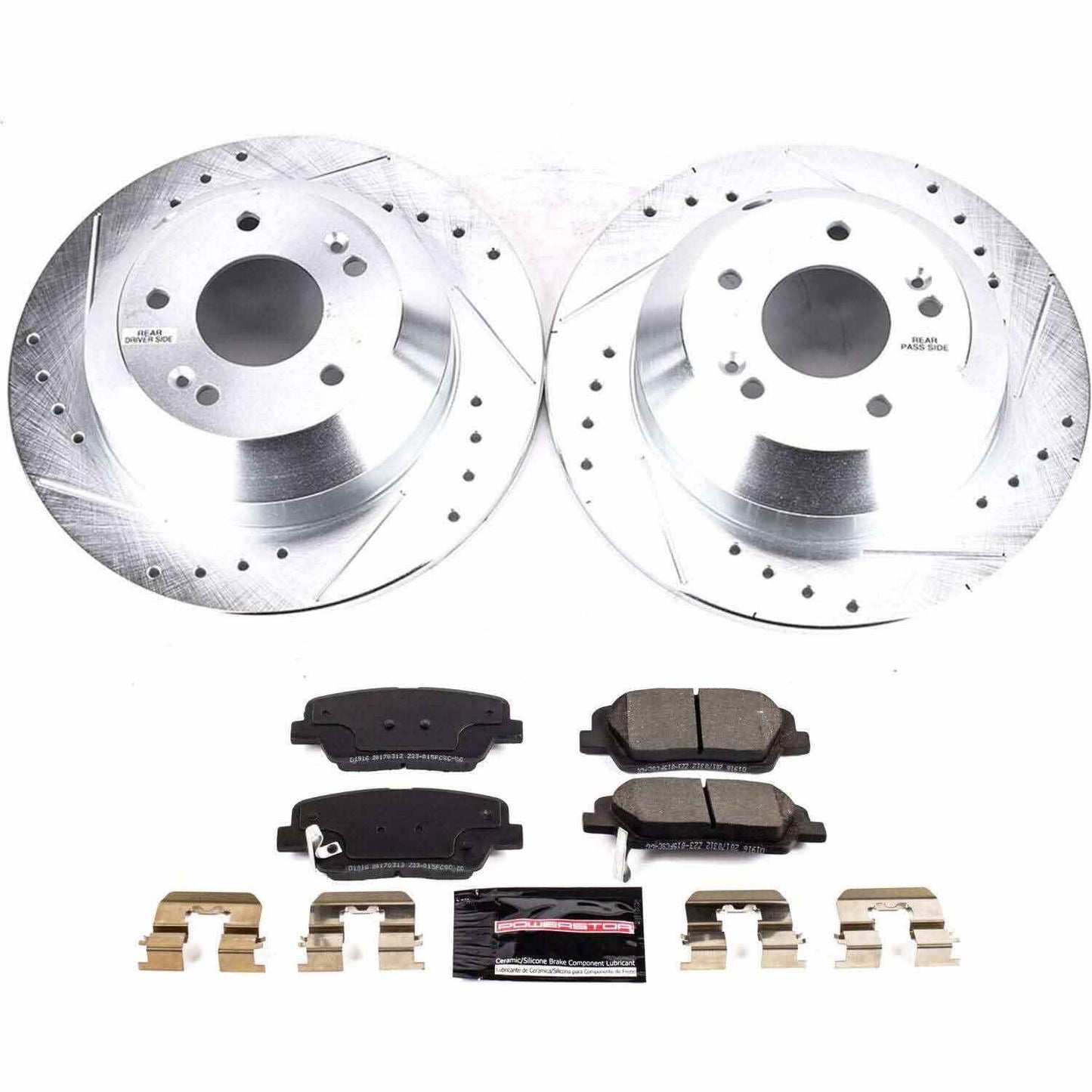 PowerStop Power Stop 2019 Hyundai Santa Fe XL Rear Z23 Evolution Sport Brake Kit K8283