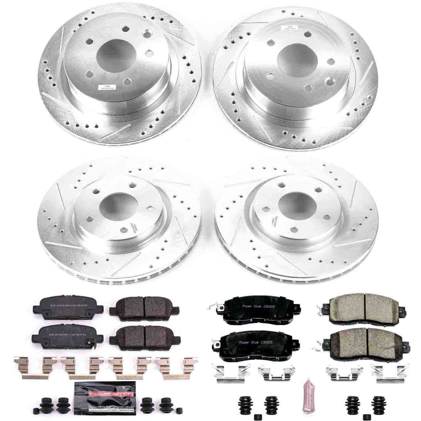 PowerStop Power Stop 14-17 Nissan Leaf Front & Rear Z23 Evolution Sport Brake Kit K8288