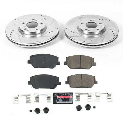 PowerStop Power Stop 2019 Hyundai Santa Fe Front Z23 Evolution Sport Brake Kit K8309