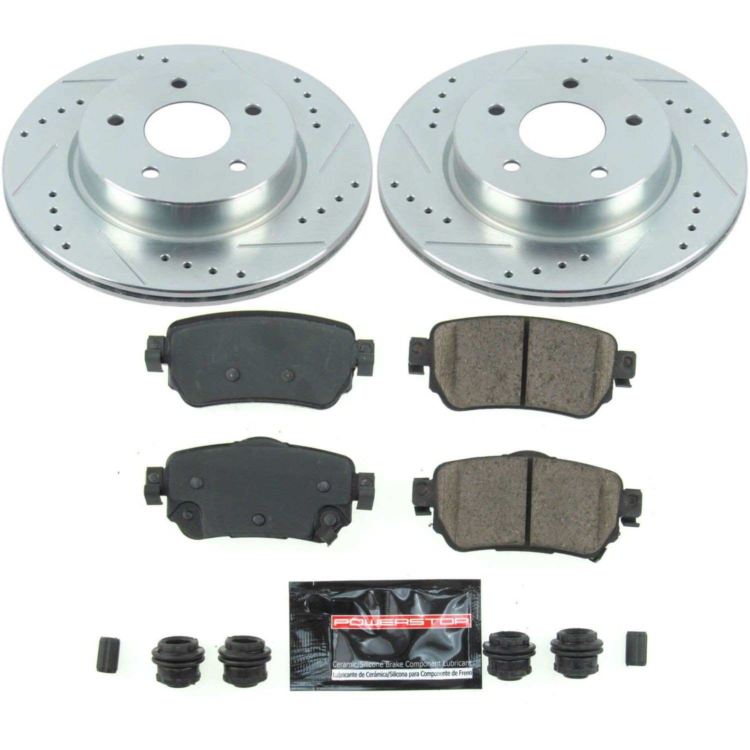 Power Stop 18-19 Nissan Leaf Rear Z23 Evolution Sport Brake Kit K8313