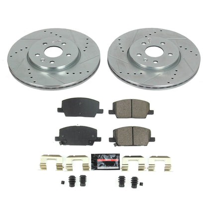 PowerStop Power Stop 18-20 Buick Encore Front Z23 Evolution Sport Brake Kit K8316
