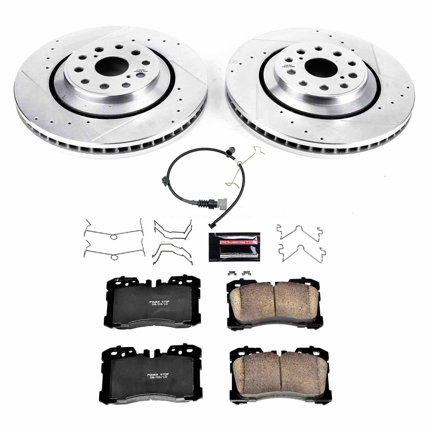 Power Stop 18-19 Lexus LS500 Front Z23 Evolution Sport Brake Kit K8320