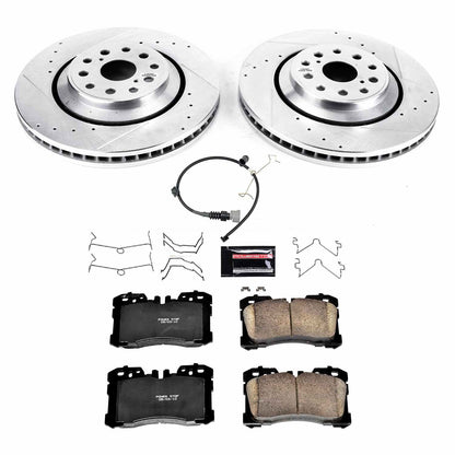 Power Stop 18-19 Lexus LS500 Front Z23 Evolution Sport Brake Kit K8320