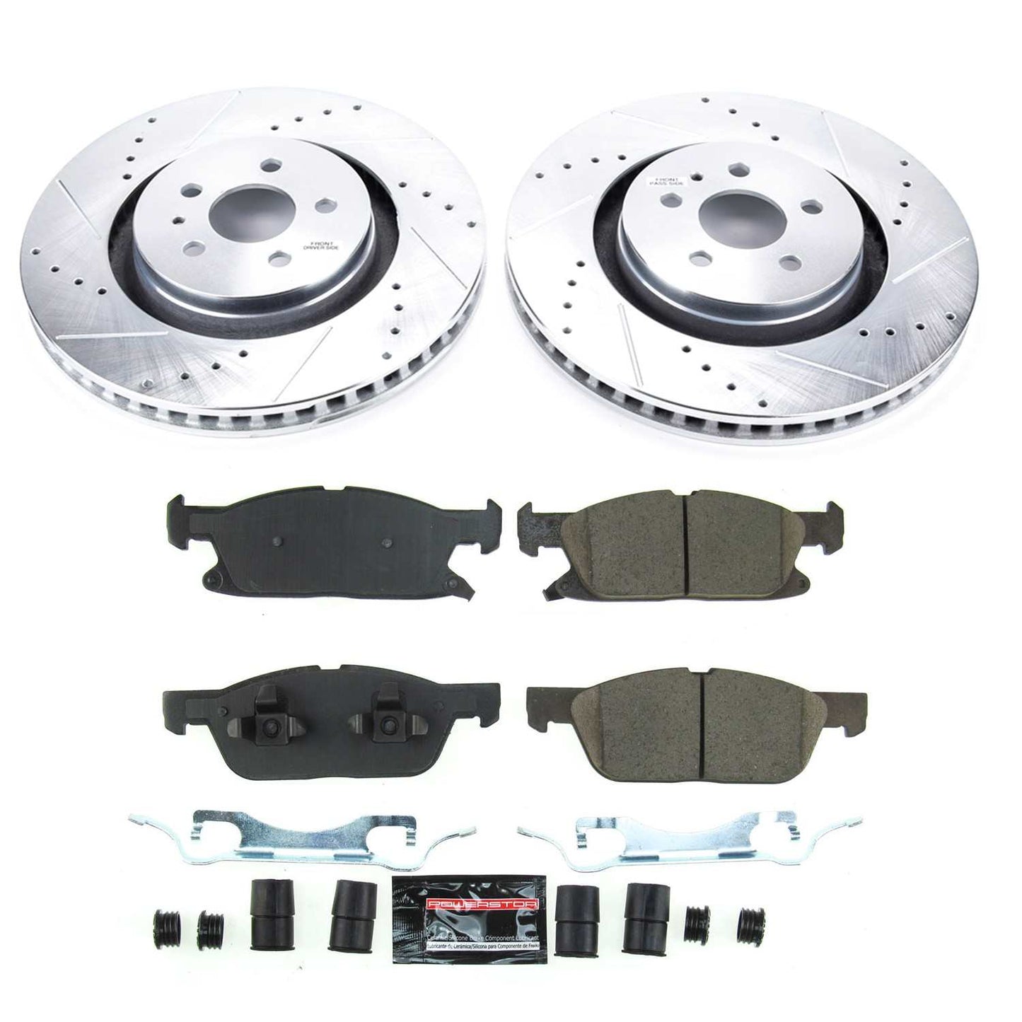 PowerStop Power Stop 2019 Ford Edge Front Z23 Evolution Sport Brake Kit K8321
