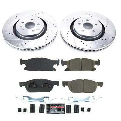 PowerStop Power Stop 2019 Ford Edge Front Z23 Evolution Sport Brake Kit K8321
