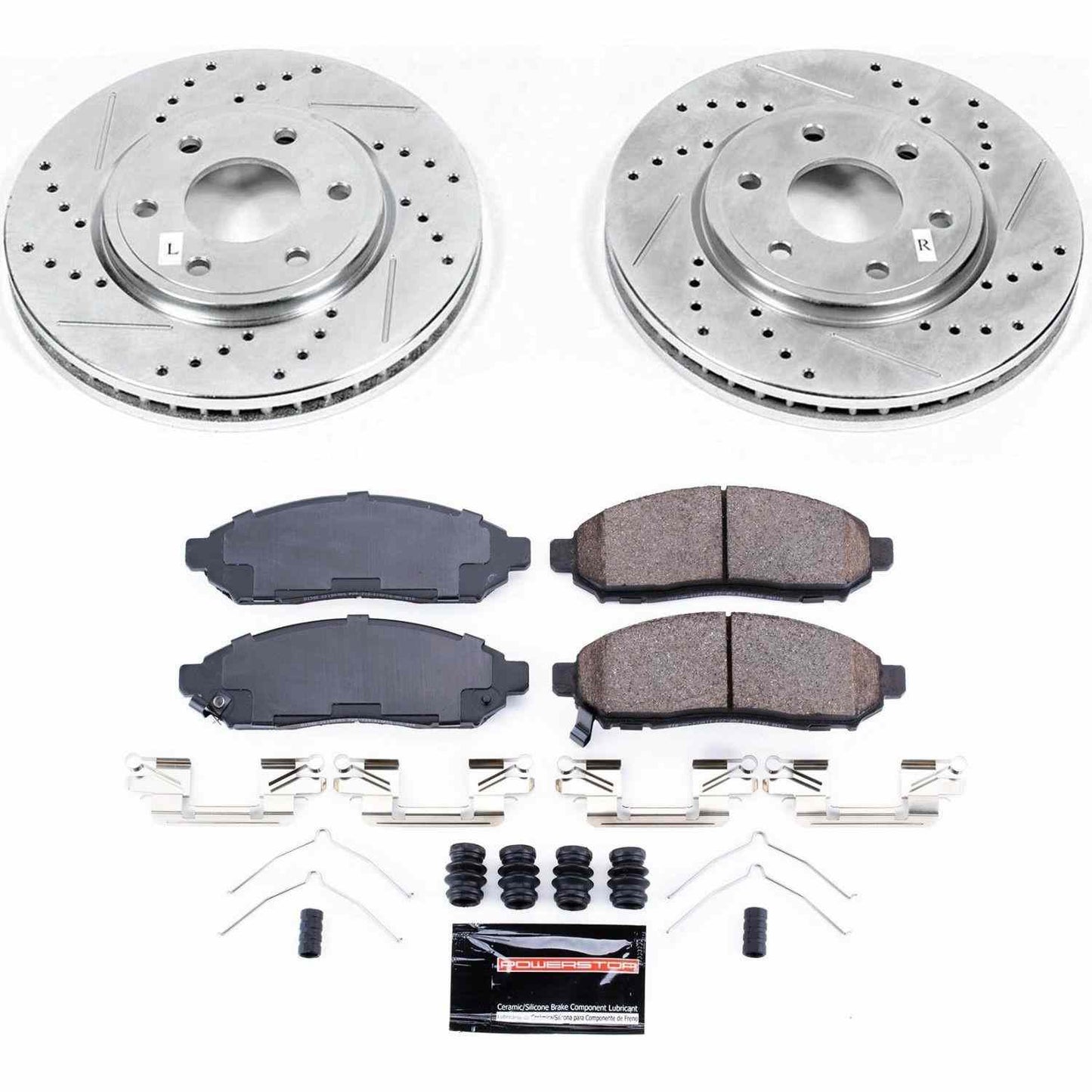 PowerStop Power Stop 2019 Nissan Frontier Front Z23 Evolution Sport Brake Kit K8324