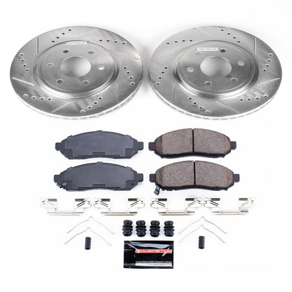 PowerStop Power Stop 2019 Nissan Frontier Front Z23 Evolution Sport Brake Kit K8325