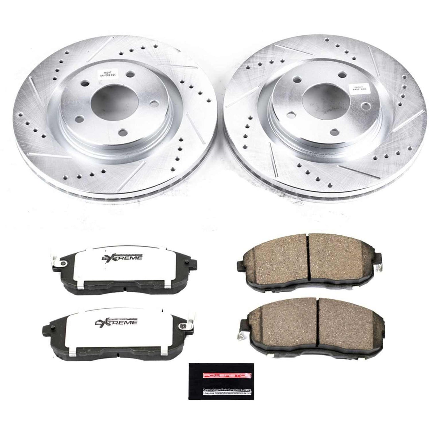 PowerStop Power Stop 2019 Nissan Sentra Front Z26 Street Warrior Brake Kit K8327-26