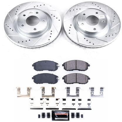 PowerStop Power Stop 2019 Nissan Sentra Front Z23 Evolution Sport Brake Kit K8327